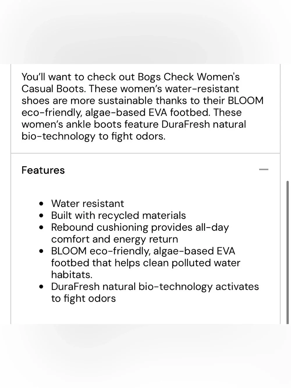 Bogs Women's Casual Check Waterproof Boot
